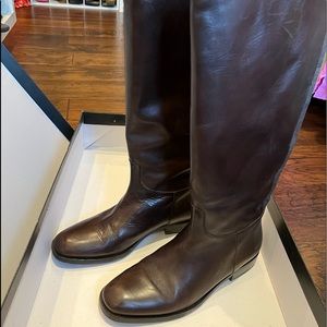 Riding boots, brown, sz 9, worn once, Banana Republic
